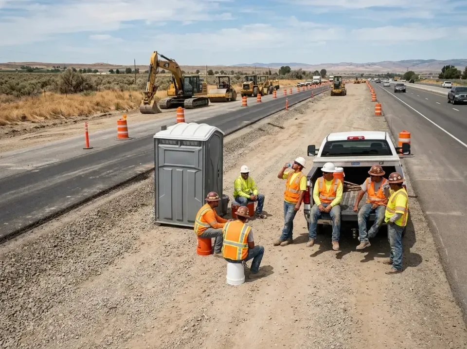 highway-road-construction-crew-007 — frequently asked questions, Porta Potty and Restroom Rentals in Williams, AZ